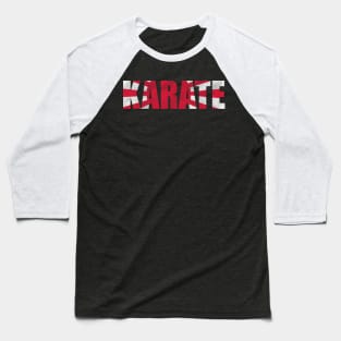 Karate Baseball T-Shirt